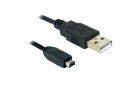 DeLock USB 2.0-Kabel 4pin Hirose USB A - Mini-USB