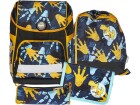 Funki Schulthek-Set Cuby-Bag Rock-Dino 20 l, 5-teiliges Set