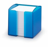 DURABLE Zettelbox Trend 10x10cm 1701682540 blau-transp., Kein