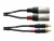Image 2 Cordial - Audio cable - RCA x 2 male to XLR3 male - 6 m - black