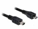 DeLock USB2.0 Micro-Spezialkabel, 1m, Mini-B - Micro-B,