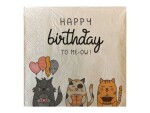 Chic Mic Papierservietten Happy birthday 33 cm x 33 cm