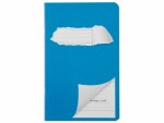 ELCO Schulheft Aufgabenheft 11 x 17.5 cm, Liniert, Blau/Weiss