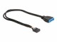 DeLock USB Kabel intern 15cm, USB3-Buchse zu USB2 Stecker.