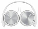 Sony On-Ear-Kopfhörer ZX310 Weiss, Detailfarbe: Weiss