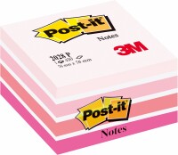 POST-IT Würfel 76x76mm 2028-P pink/450 Blatt, Kein
