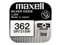 Maxell Europe LTD. Knopfzelle SR721SW 10 Stück, Batterietyp: Knopfzelle