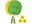 DONIC Schildkröt Tischtennis Set Ping Pong, Anzahl Bälle: 3 ×, Anzahl Schläger: 2 ×, Farbe: Gelb; Grün, Sportart: Tischtennis, Inkl. Tragetasche