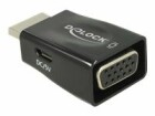 DeLock Konverter HDMI zu VGA USB Strom optional, Kabeltyp