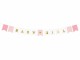Partydeco Girlande Baby Girl 1.75 m, in Gold/Rosa, Detailfarbe