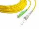 Lightwin LWL-Patchkabel E2000/APC-ST, Singlemode, Simplex, 1 m