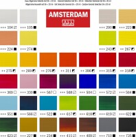 AMSTERDAM Standard Series Acryl Set 17820437 ass. 36x20ml, Kein
