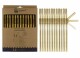 Turtleneck Straw Edelstahl Trinkhalme Biegbar Gold 12er Set 22cm, Farbe