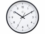 NeXtime Wanduhr Easy Big Schwarz/Weiss, Form: Rund, Detailfarbe