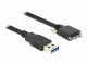 Bild 4 DeLock USB 3.0-Kabel verschraubbar USB A - Micro-USB B