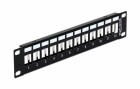 DeLock Patchpanel 12 Port, Keystone 10" Rack, Montage: 10