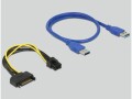 DeLock PCI-Express Riserkarte, x1 zu x16