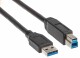 LINK2GO   USB 3.0 Cable A-B - US3213KBB male/male, 2.0m