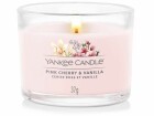 Yankee Candle Duftkerze Pink Cherry Vanilla 37 g, Natürlich Leben