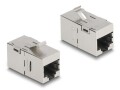 DeLock Keystone-Modul RJ-45 - RJ-45, Cat.6A geschirmt, Modultyp