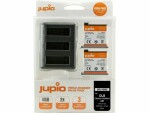 Jupio Videokamera-Akku Value 2x DJI OSMO Action + trip