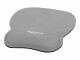 DeLock Ergonomic - Mouse pad with wrist pillow - grey