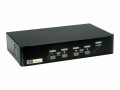Roline ROLINE KVM Switch,DP,USB,4 Ports,schwarz