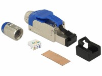 DeLock Stecker RJ45 Cat.8 Feldkonfektion, 1 Stück, AWG23-26