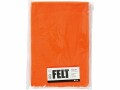 Creativ Company Bastelfilz 10 Blatt, Orange, Detailfarbe: Orange, Filz Art