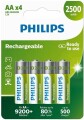 Philips Akku Akku Rechargeable AA 4 Stück, Spannung: 1.2