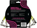 Ernie Ball Patch-Kabel 6055 3er Pack ? 0.3 m, Weiss