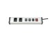 Ehmann Steckdosenleiste Alu 2x T13, USB-C, 4x USB-A mit