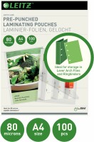 Leitz Laminiertasche A4 16918 glanz, 80my 100 Stk, Kein