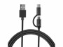 4smarts USB-Kabel 2A USB A - Micro-USB B/USB C