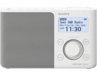 Sony DAB+ Radio XDR-S61D Weiss, Radio Tuner: FM, DAB+
