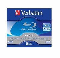 Verbatim BD-R Jewel white/blue 50GB 43748 6x DL Scratchguard