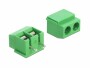 DeLock Terminalblock 2Pin, 5.00mm, 10A Lötversion 10 Stück