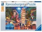Ravensburger Puzzle Abends in Pisa, Motiv: Sehenswürdigkeiten