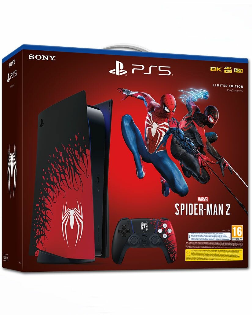 Upstore Shop : Gaming & Periferiche > CONSOLE & ACCESSORI > Console da  gioco > PlayStation 5: Bundle in edizione limitata Marvel's Spider-Man 2