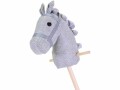 knorrtoys Steckenpferd Grey Horse Grau/Nature