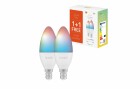 hombli Leuchtmittel E14 (4.5W) RGB + CCT 1+1 Pack