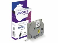 WECARE Band, laminiert schwarz/weiss