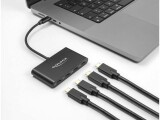 DeLock USB-Hub 4 x USB 3.1 Typ-C, Stromversorgung: USB