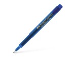 Faber-Castell Fineliner Broadpen 1554 0.8 mm, Blau, Strichstärke: 0.8