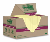 POST-IT SuperSticky Notes 47.6x47.6mm 622 RSS12CY Recycling,gelb