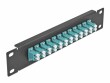 DeLock Verteilerplatte 10? LWL Patchpanel 12 Port LC Duplex