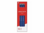 Caran d'Ache Kugelschreiber 825 Blau, 10 Stück, Verpackungseinheit: 10