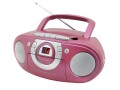 soundmaster Radio/CD-Player SCD5100PI Pink, Radio Tuner: FM