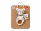 fehn Greifling Holz Teddy Natur, Material: Bio Baumwolle