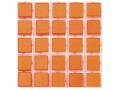 Glorex Selbstklebendes Mosaik Poly-Mosaic 5 mm Orange, Breite: 5